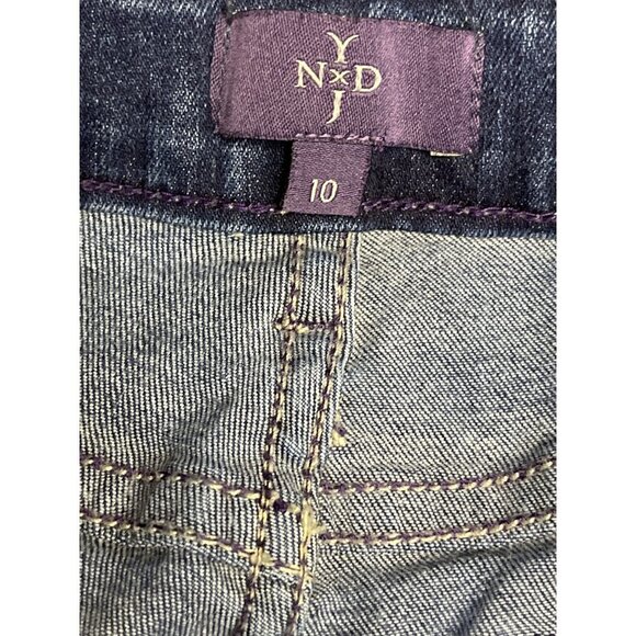 NYDJ LIft Tuck Technology Ankle Denim Blue Jeans Women's Size 10 - Picture 8 of 11